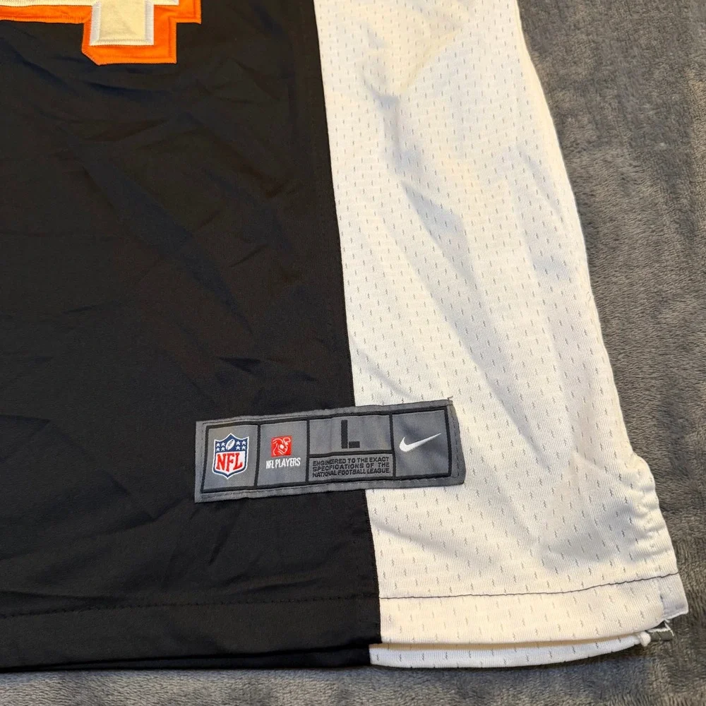 Cincinnati Bengals NFL Nike 14 Andy‎ Dalton Jersey Men's Large Black Orange